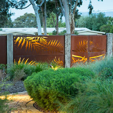 Paineis de aço corten