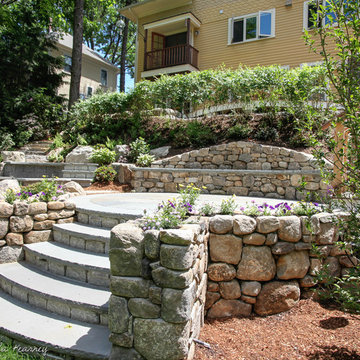 Hillside Garden with Gazebo & Terraced Patios