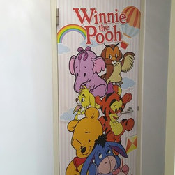 "Winnie The Pooh" Bomb Shelter Door Sticker Installation - Prints & Posters