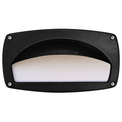 Dabmar Lighting DSL1002-BZ Hooded Incand 120V Step Light Bronze Finish