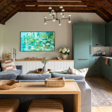 Backyard Barn for Entertaining and Family Time