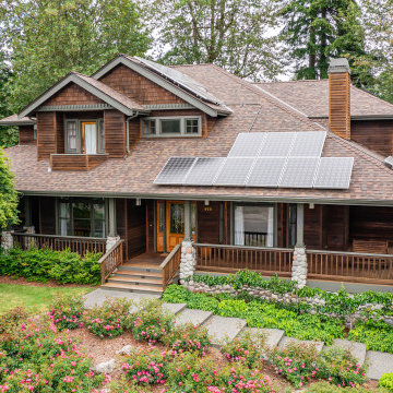 Teak Composite Roof in Bainbridge Island, WA