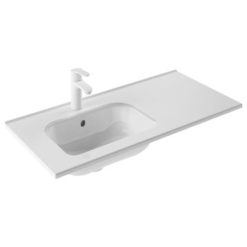 Slim 90 Drop-In / Integral Bathroom Sink