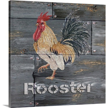 "Rooster" Premium Thick-Wrap Canvas Wall Art 36"x36"