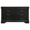 Picket House Furnishings Ellington 6-Drawer Dresser In Black B.11458.DR