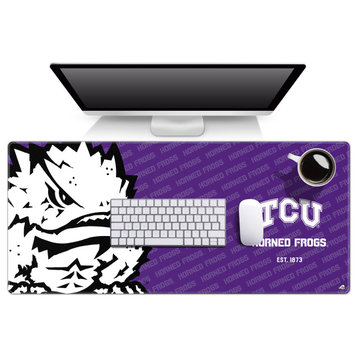 TCU Horned Frogs Logo Series Desk Pad