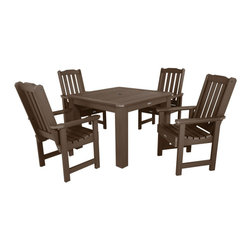 Highwood USA - Lehigh 5-Piece Square Dining Set - Outdoor Dining Sets