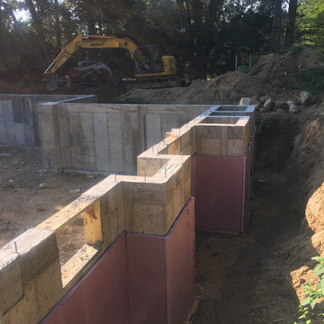 Construction Chronology of a new Luxury Residence in Flower Hill, NY
