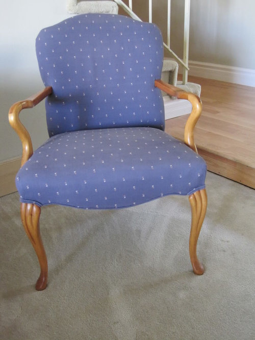 reupholster gooseneck rocker