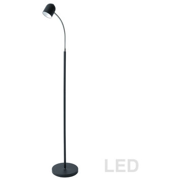 1-Light Floor Lamp, Black