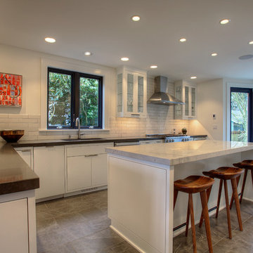 Bright and White Kitchen