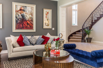 Living room - transitional living room idea in San Francisco