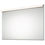 Sonneman - Vanity LED Slim Horizontal Mirror Kit With Optical Acrylic Shade - Vanity LED mirror system provides bright and even LED illumination in a compact form that enables mounting flush against a mirror or in a tight alcove.