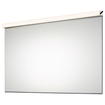 Vanity LED Slim Horizontal Mirror Kit With Optical Acrylic Shade