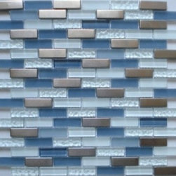 Lada Glass and Stainless steel mosaic - Home Decor