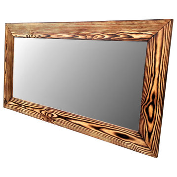 Handmade Reclaimed Wood Mirror, Made in Los Angeles CA