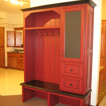 red locker display