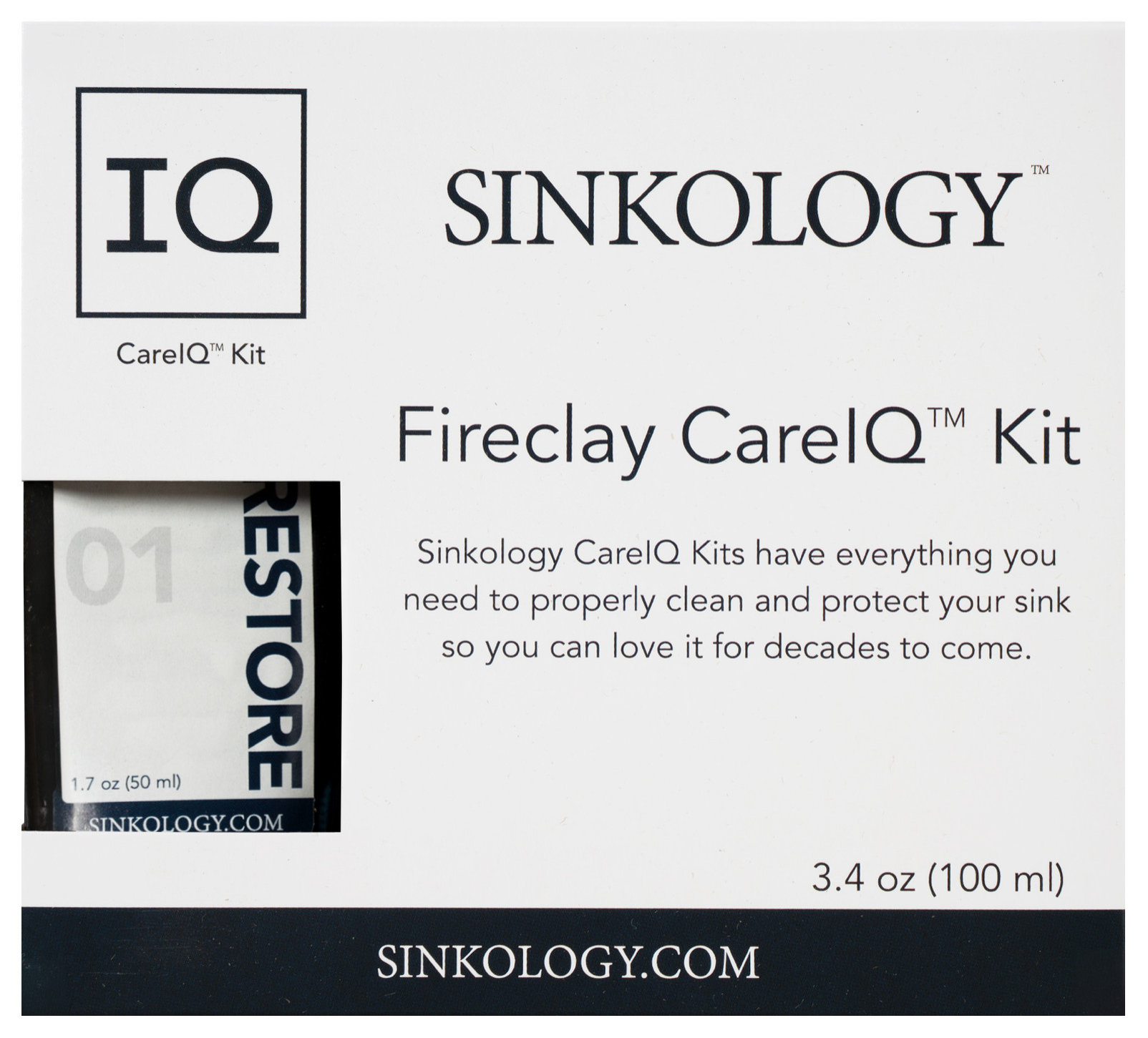 SinkSense Fireclay Care IQ Kit