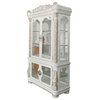 ACME Vendome Curio Cabinet in Antique Pearl Finish