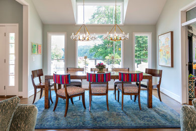 Inspiration for a mid-sized modern dining room remodel in Other