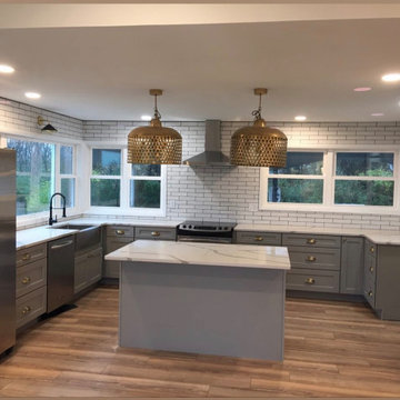 French Country Modern Kitchen Renovation, Sciota PA