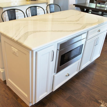 Hazelwood Homes-Transitional Farmhouse Kitchen in a New Quad Cities Area Home