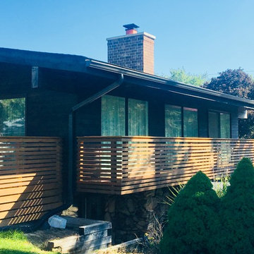 Shiplap cedar siding/New Architectural shingles