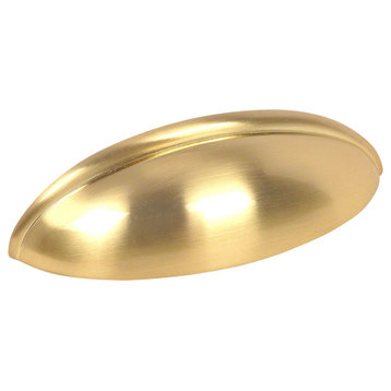 Cosmas 1399BB Brushed Brass 2-1/2” CTC (64mm) Cabinet Cup Pull