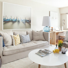 painting over sofa