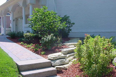 This is an example of a contemporary landscaping in Chicago.