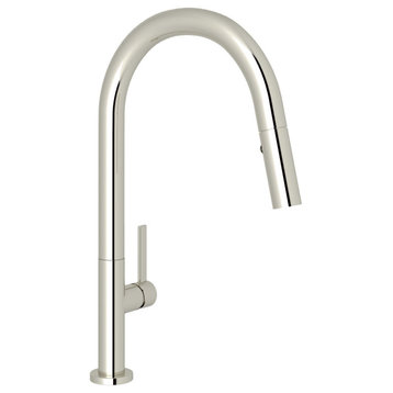 Rohl R7581LM-2 Lux 1.8 GPM 1 Hole Pull Down Kitchen Faucet - Polished Nickel