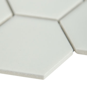 MSI SMOT-PT-RETBIA-2HEXG 12" x 13" Hexagon Geometric Mosaic Floor - Retro