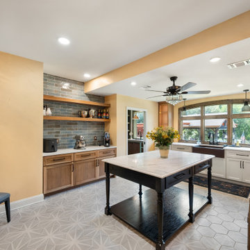Prep Kitchen & Baking Station Wide Angle View