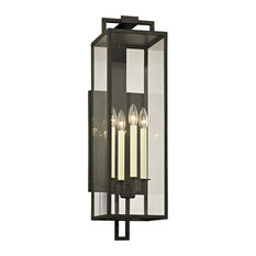 Troy Lighting Beckham B6383 4 Light Outdoor Wall Lantern in Forged Iron