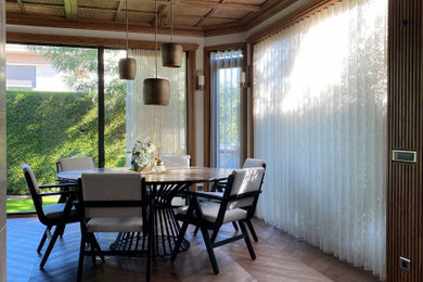 Mountain style living room photo in Other