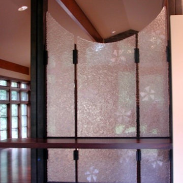 Pinwheel Entry Wall