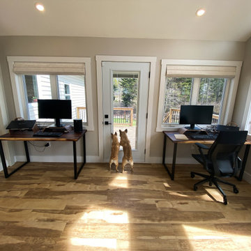 Sunroom Addition + Home Office + Workspace + Deck | Fall River, Nova Scotia