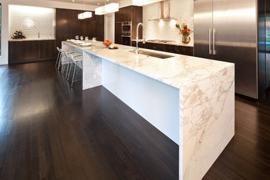 Trendy kitchen photo in Kansas City