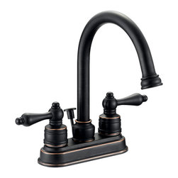 Designers Impressions - Designers Impressions 653387 Oil Rubbed Bronze Lavatory Vanity Faucet - Bathroom Faucets And Showerheads