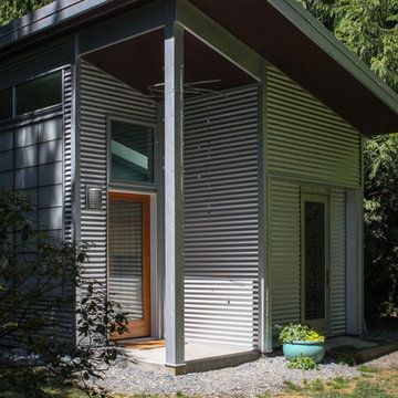 An Island Cabin in the Woods