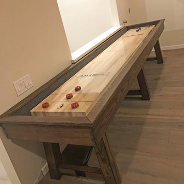 Rustic Pool Table and Shuffleboard Los Angeles