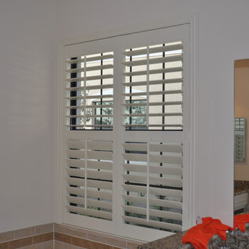 AluCore Poly Shutters® in Bathroom - Plantation Shutters