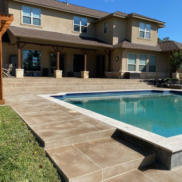 Concrete Overlay for Pool and Patio