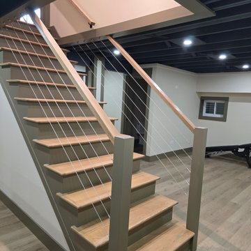 Modern Elegance Basement Remodel