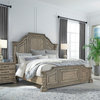 Garrison Cove Queen Panel Bed With Panel Footboard