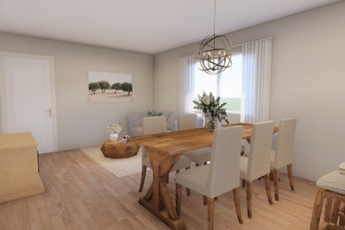 Inspiration for a dining room remodel in San Diego
