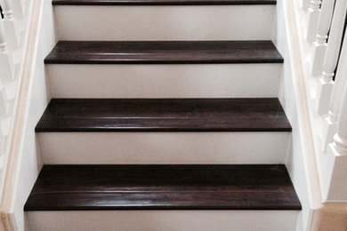 Mountain style staircase photo in Orange County