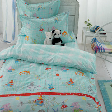 Kinderbettwäsche "MUSICAL ANIMALS" von Designers Guild, 135/200, 80/80