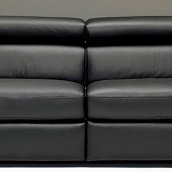 Natuzzi Editions Contemporary Leather Sofa B634 - Sofas
