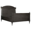 Noir Owen Eastern King Bed With Pale Finish GBED123EKP